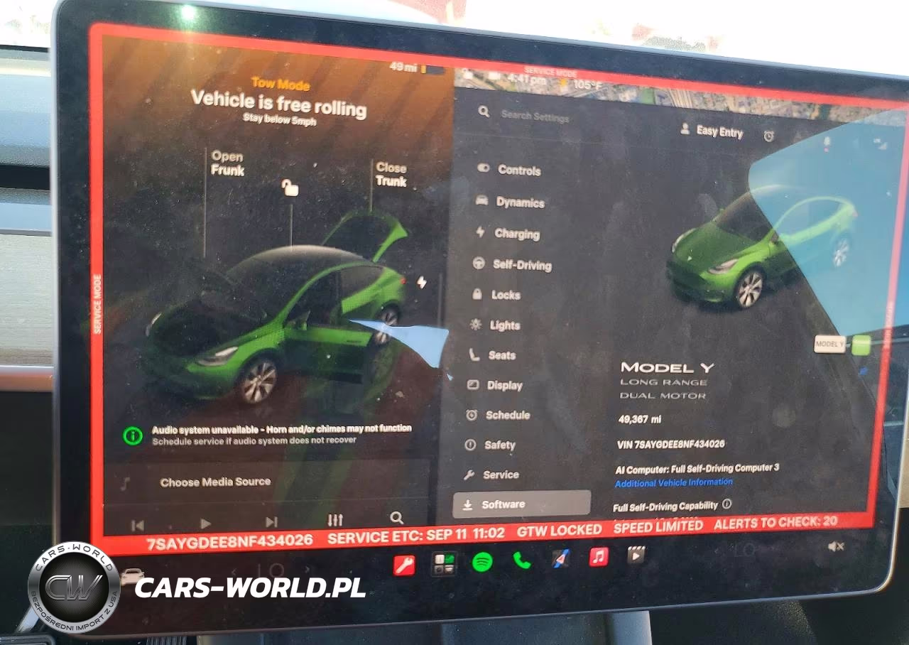 2022 Tesla Model Y VIN:7SAYGDEE8NF434026 - 9