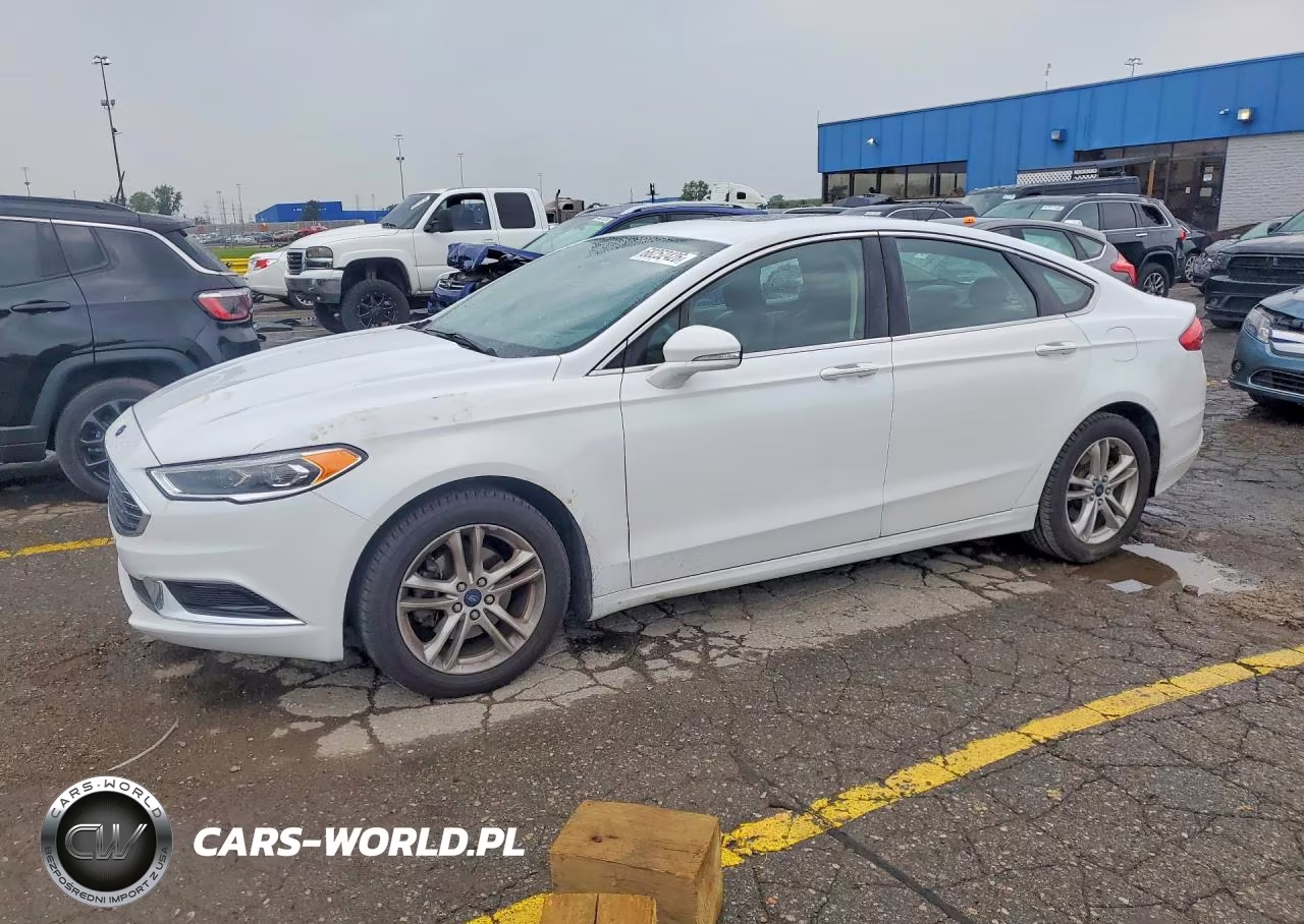 2018 Ford Fusion Se VIN:3FA6P0HD5JR239516 - 1