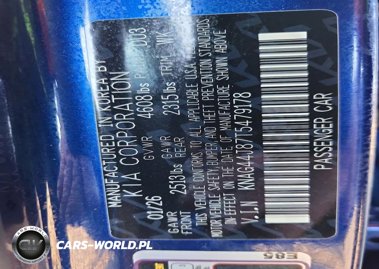 2026 Kia K5 Gt VIN:KNAG44J87T5479178 - 13