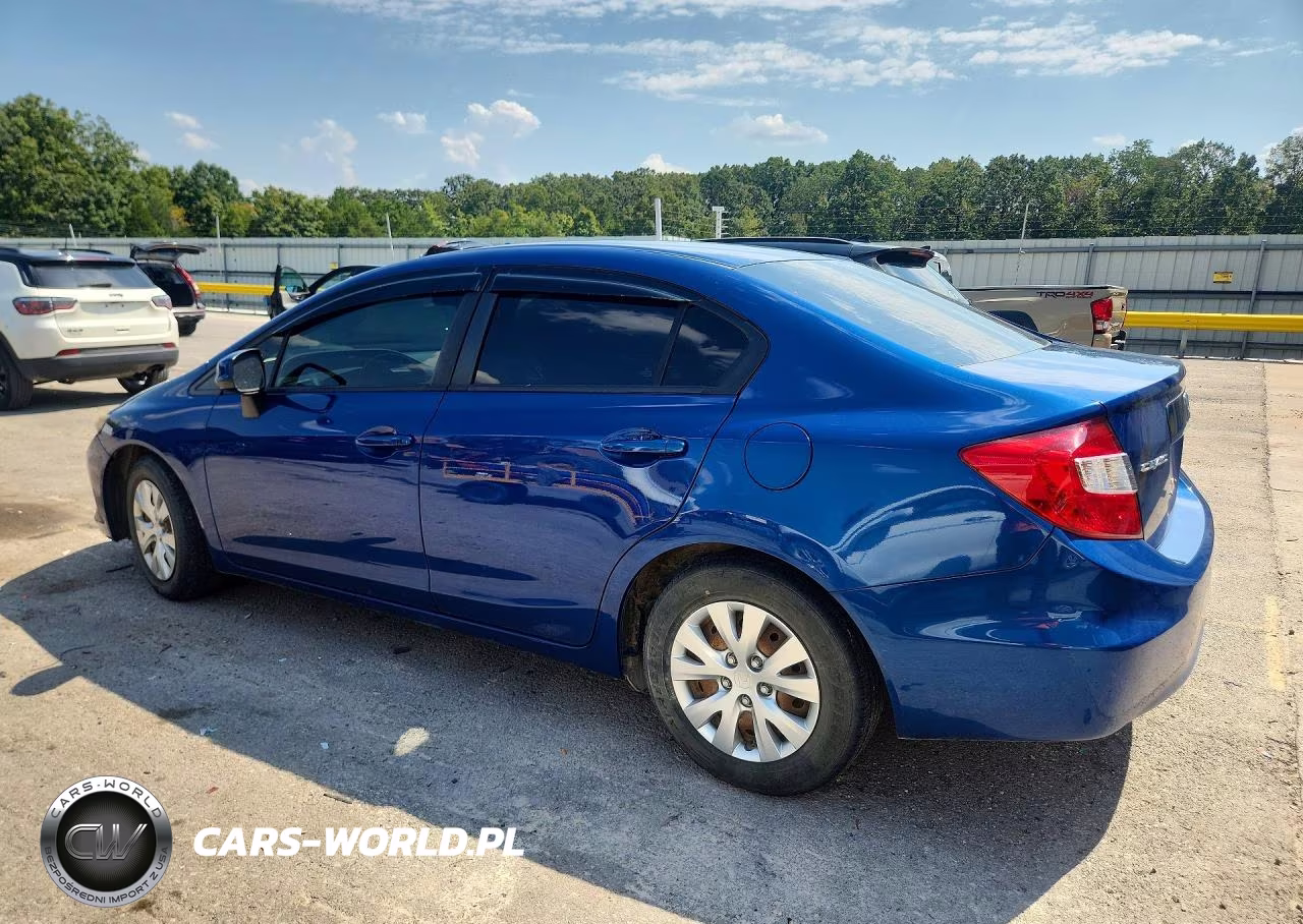 2012 Honda Civic Lx VIN:19XFB2F56CE005203 - 2