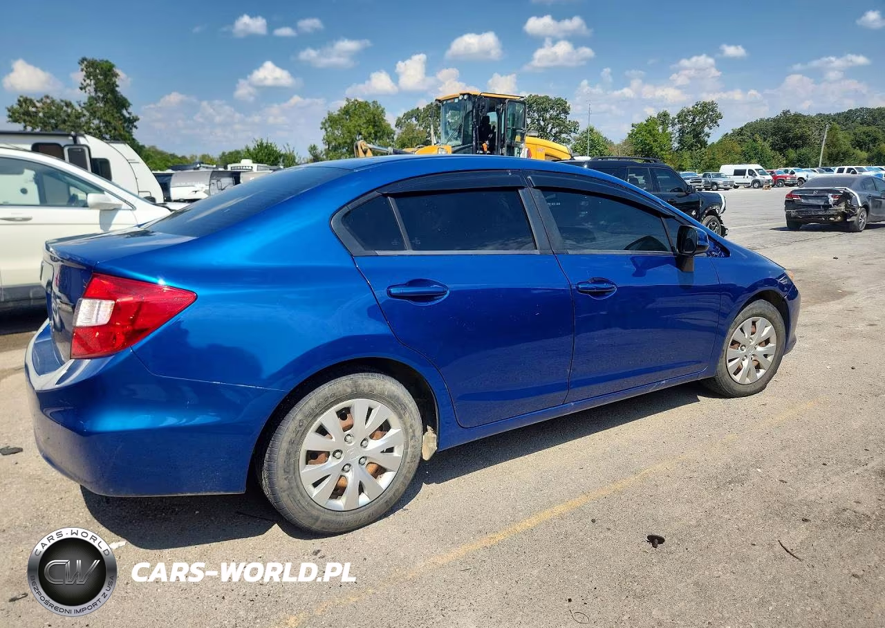 2012 Honda Civic Lx VIN:19XFB2F56CE005203 - 3