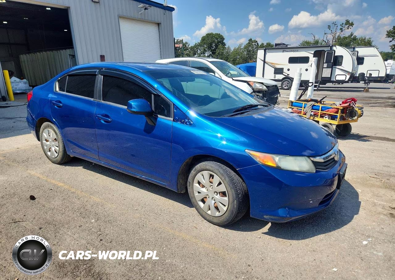 2012 Honda Civic Lx VIN:19XFB2F56CE005203 - 4