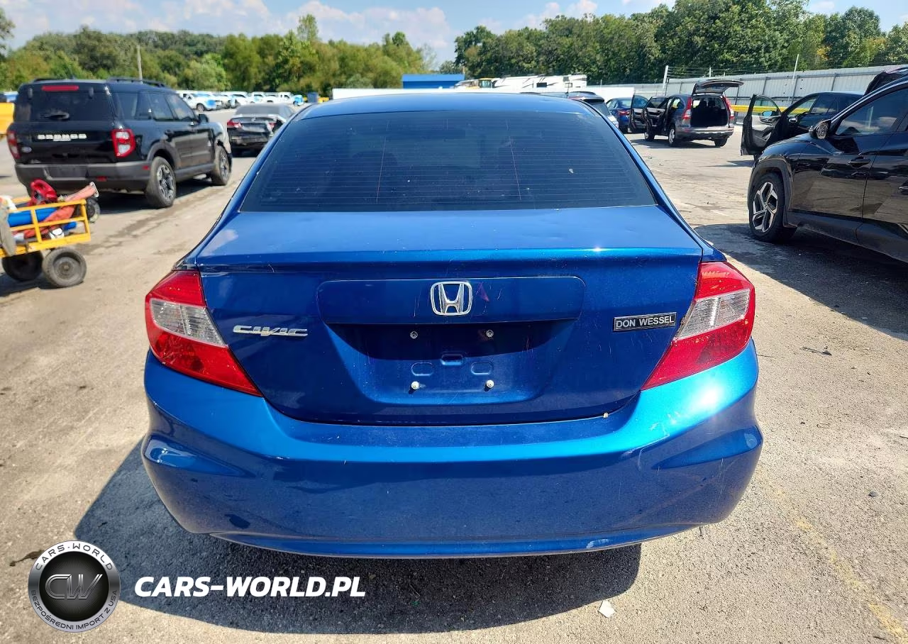 2012 Honda Civic Lx VIN:19XFB2F56CE005203 - 6