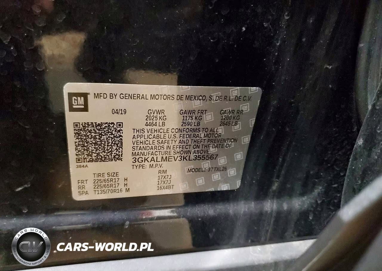 2019 GMC Terrain Sle VIN:3GKALMEV3KL355567 - 14