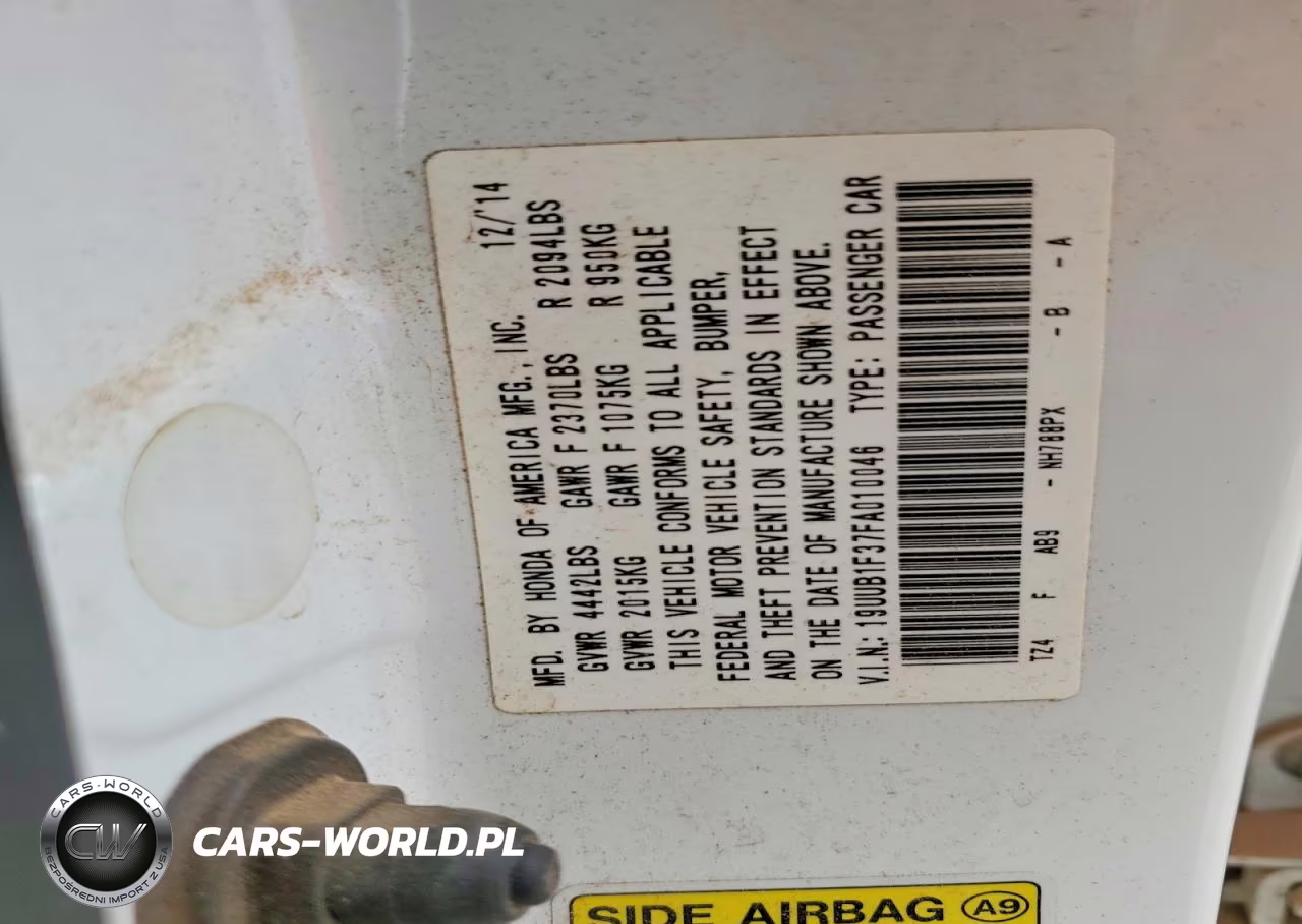 2015 Acura Tlx VIN:19UUB1F37FA010046 - 13