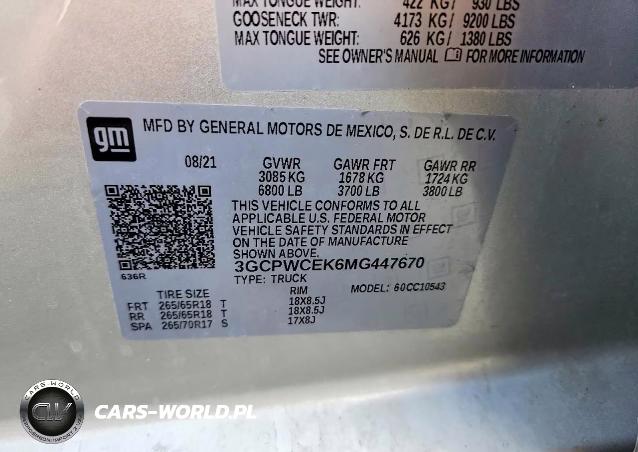 2021 Chevrolet Silverado C1500 Lt VIN:3GCPWCEK6MG447670 - 12