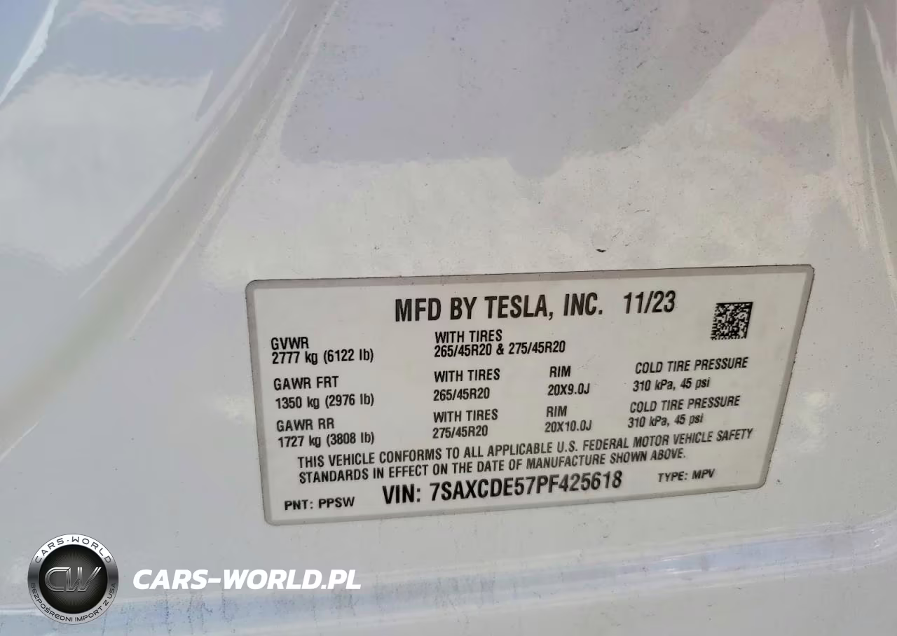 2023 Tesla Model X VIN:7SAXCDE57PF425618 - 13