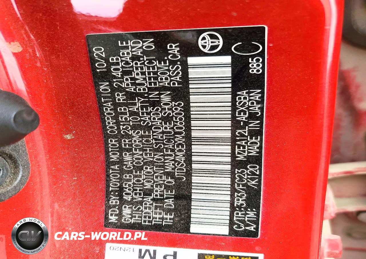 2021 Toyota Corolla Se VIN:JTDS4MCEXMJ065093 - 12