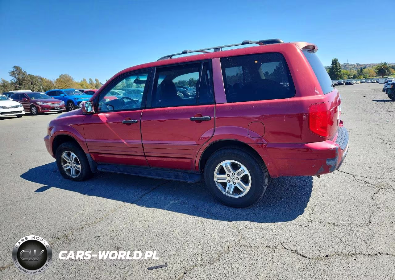 2003 Honda Pilot Exl VIN:2HKYF18653H528981 - 2