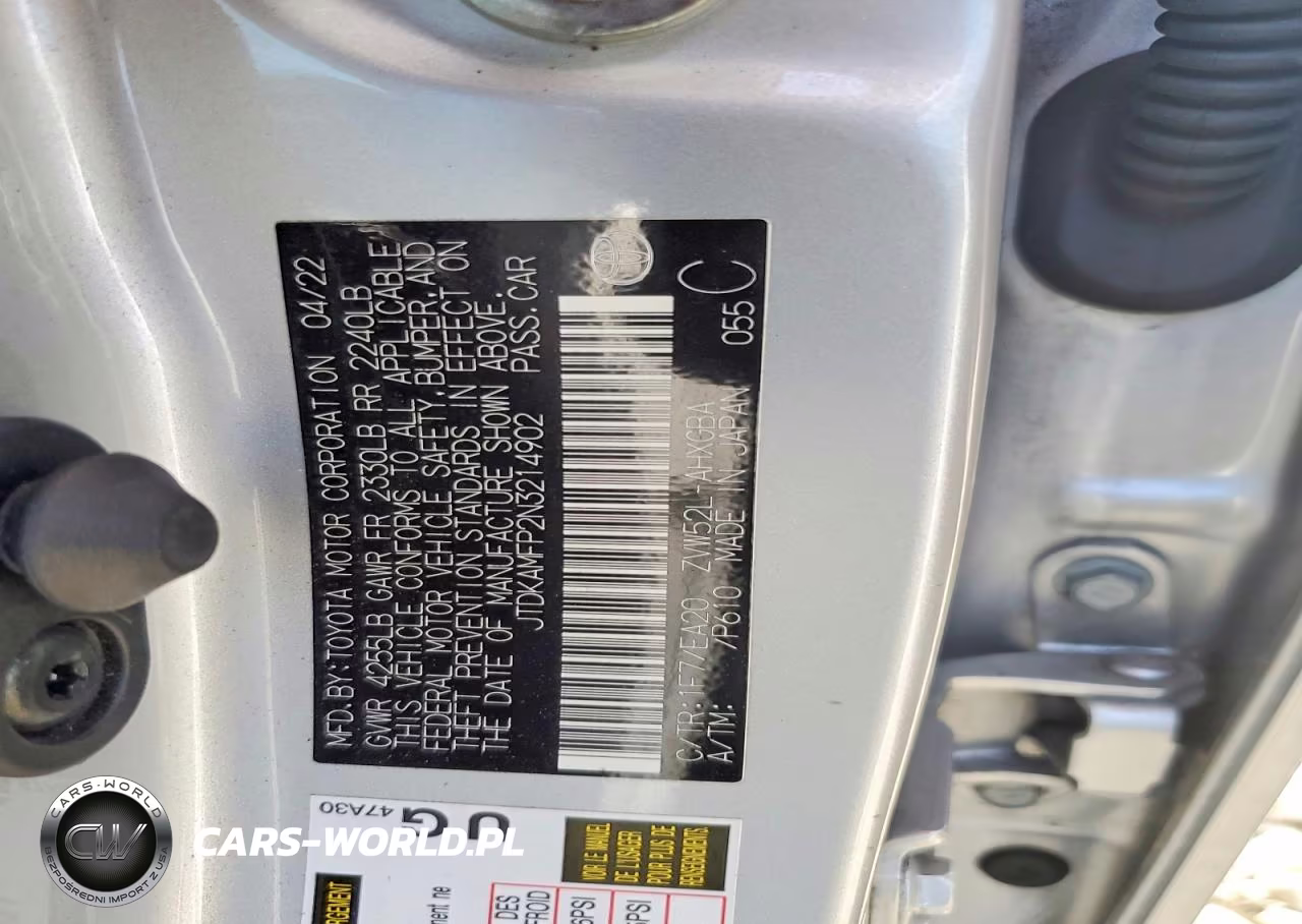 2022 Toyota Prius Prime Xle VIN:JTDKAMFP2N3214902 - 12