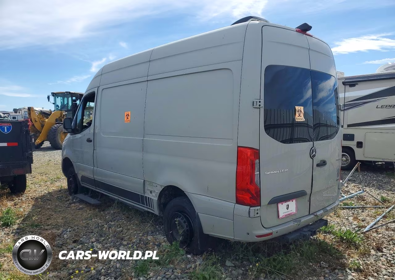 2019 Mercedes-Benz Sprinter 2500-3500 Delivery Van VIN:WD4FF0CD9KP191022 - 2