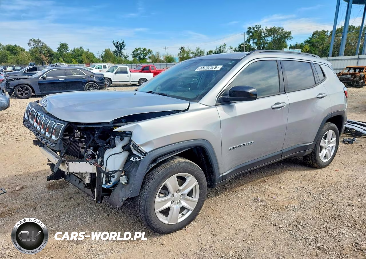 2022 Jeep Compass Latitude VIN:3C4NJDBB9NT165631 - 1