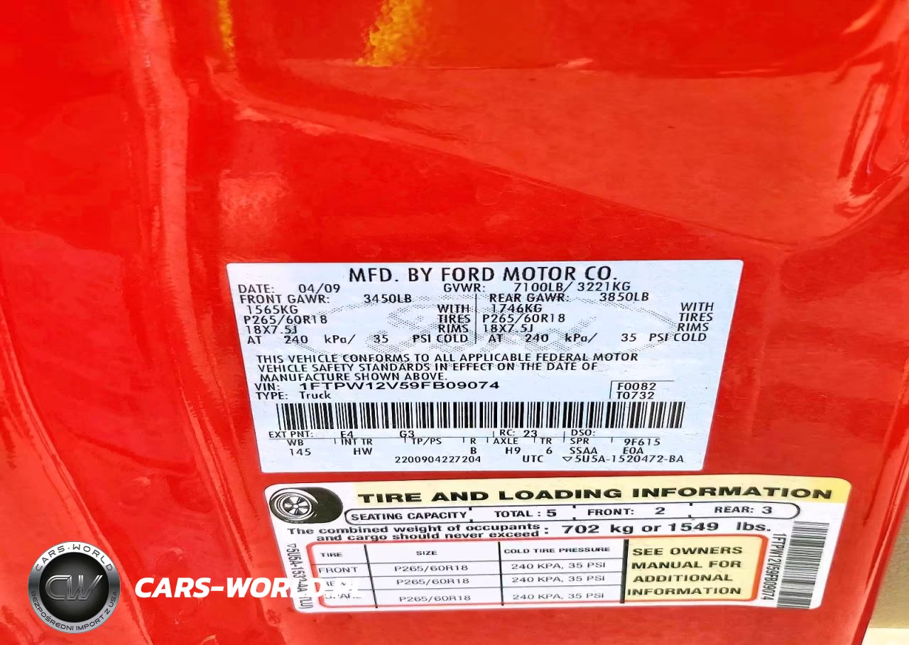 2009 Ford F150 Supercrew VIN:1FTPW12V59FB09074 - 12