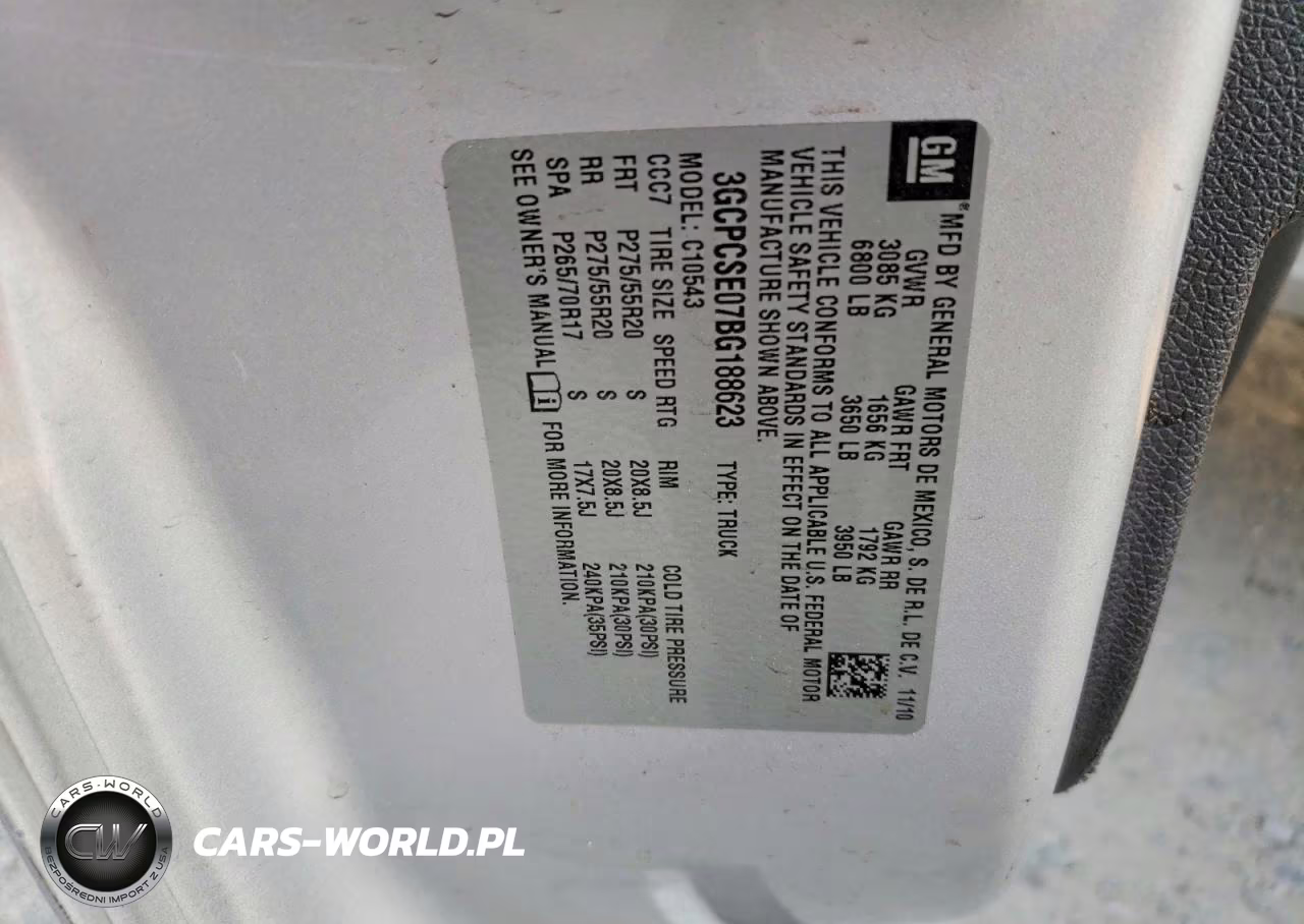 2011 Chevrolet Silverado C1500 Lt VIN:3GCPCSE07BG188623 - 12