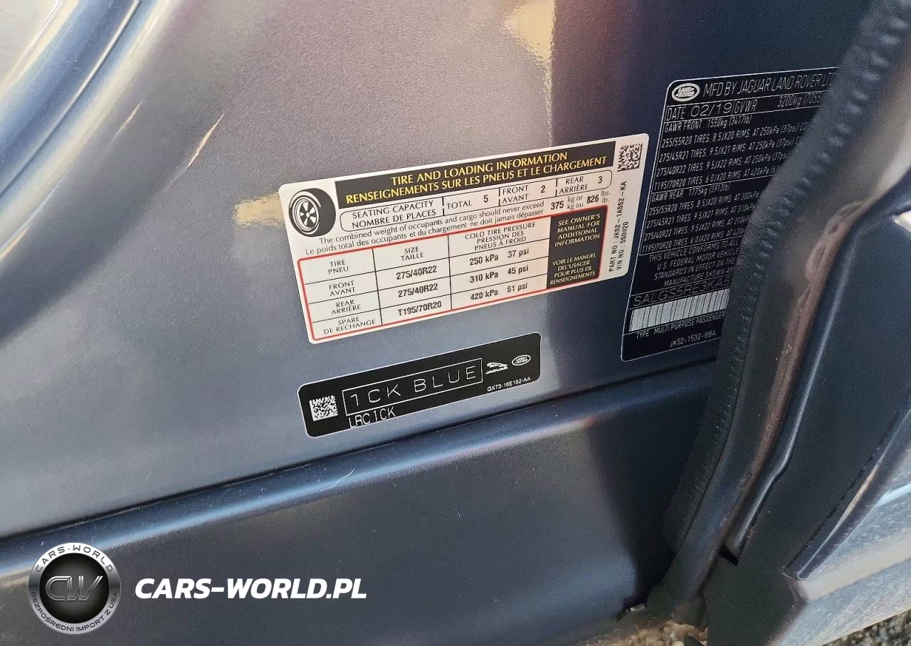 2019 Land Rover Range Rover Supercharged VIN:SALGS5RE3KA550920 - 13