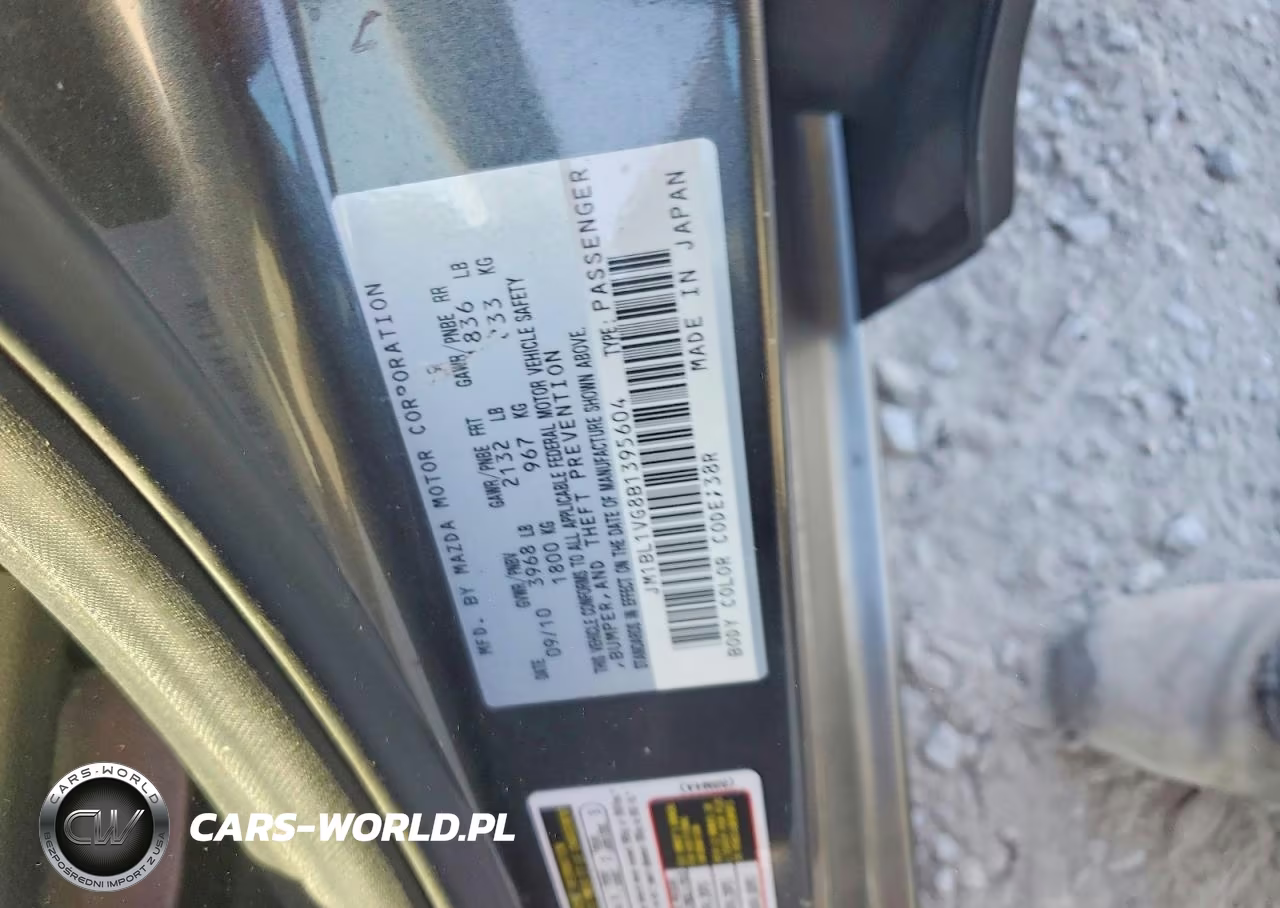 2011 Mazda 3 I VIN:JM1BL1VG8B1395604 - 12