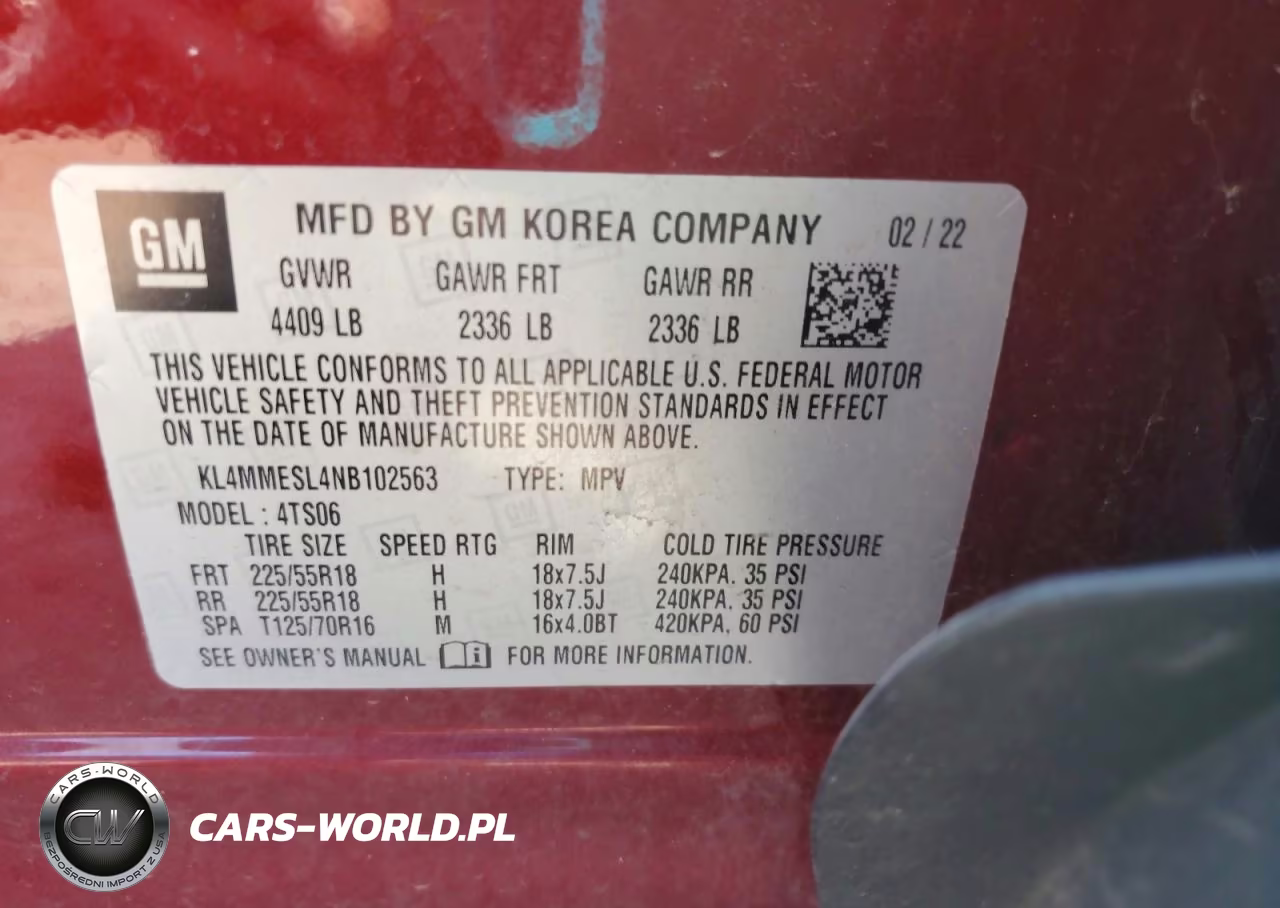 2022 Buick Encore Gx Select VIN:KL4MMESL4NB102563 - 13