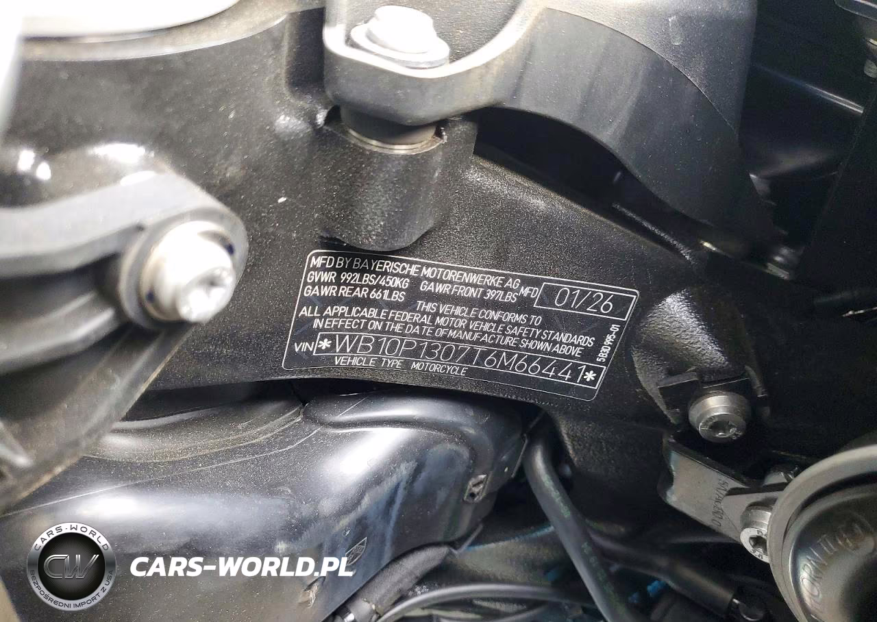 2026 BMW S 1000 Xr VIN:WB10P1307T6M66441 - 9