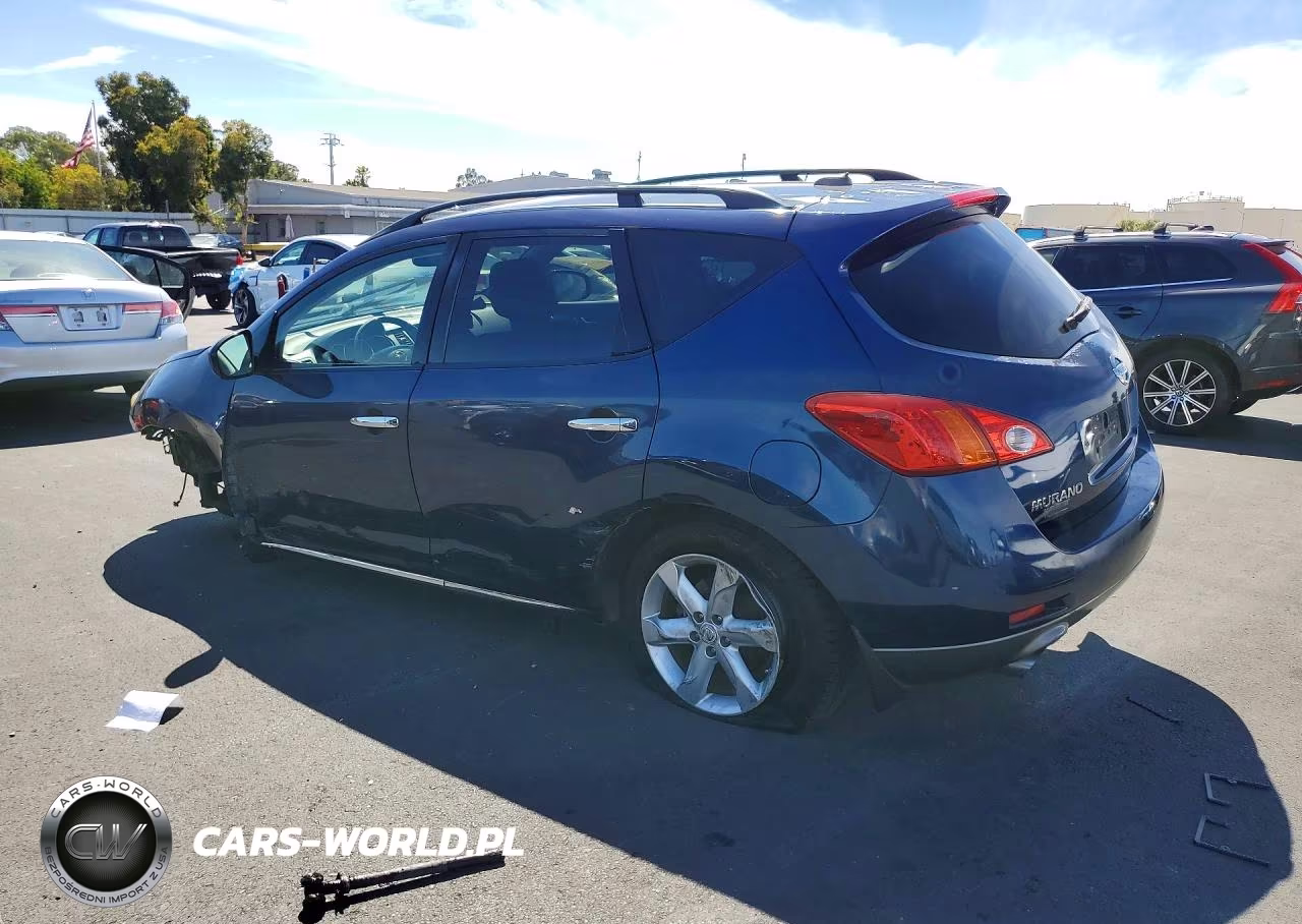 2009 Nissan Murano S VIN:JN8AZ18W79W108106 - 2