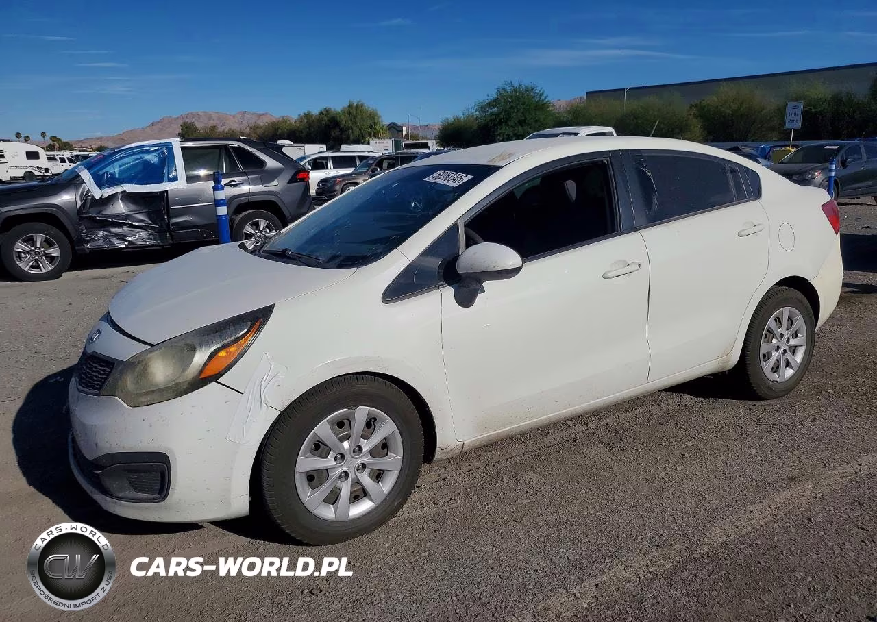 2013 Kia Rio Lx VIN:KNADM4A37D6113417 - 1