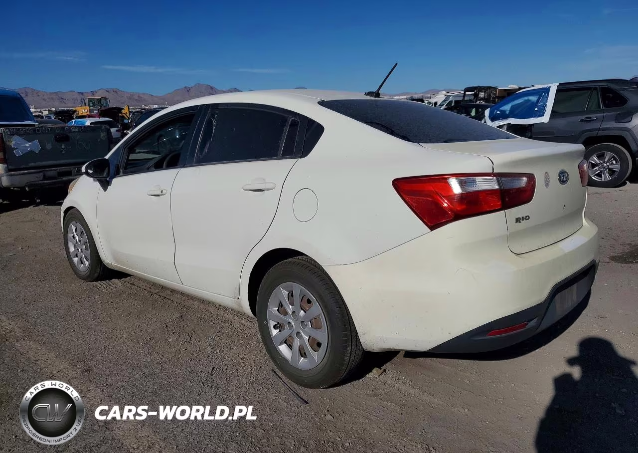 2013 Kia Rio Lx VIN:KNADM4A37D6113417 - 2