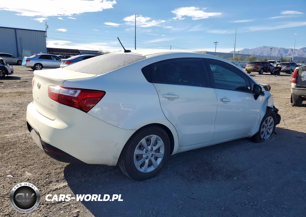 2013 Kia Rio Lx VIN:KNADM4A37D6113417 - 3
