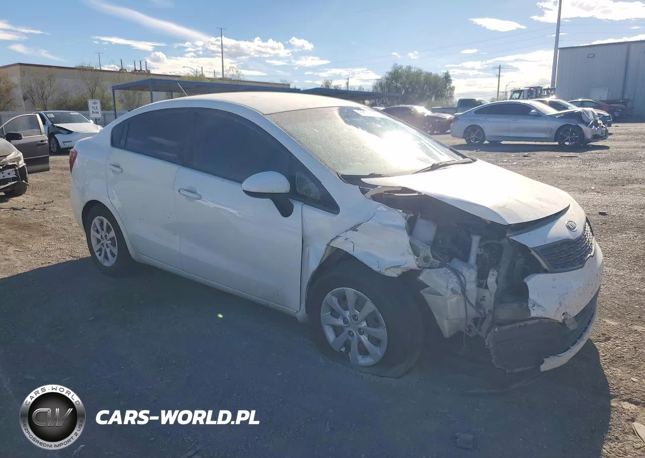 2013 Kia Rio Lx VIN:KNADM4A37D6113417 - 4