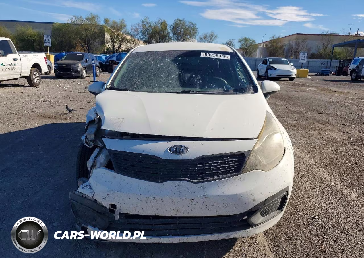 2013 Kia Rio Lx VIN:KNADM4A37D6113417 - 5