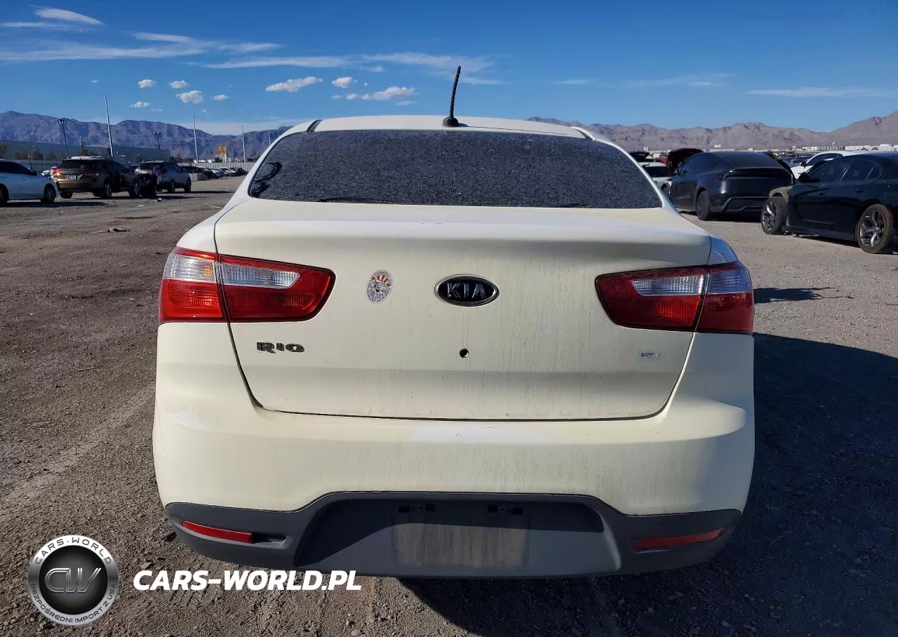 2013 Kia Rio Lx VIN:KNADM4A37D6113417 - 6