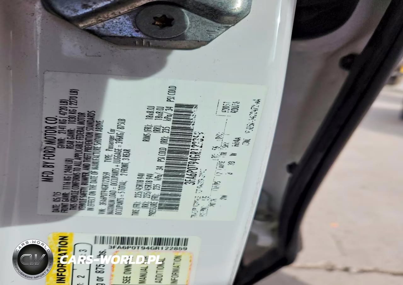 2016 Ford Fusion Se VIN:3FA6P0T94GR122859 - 12