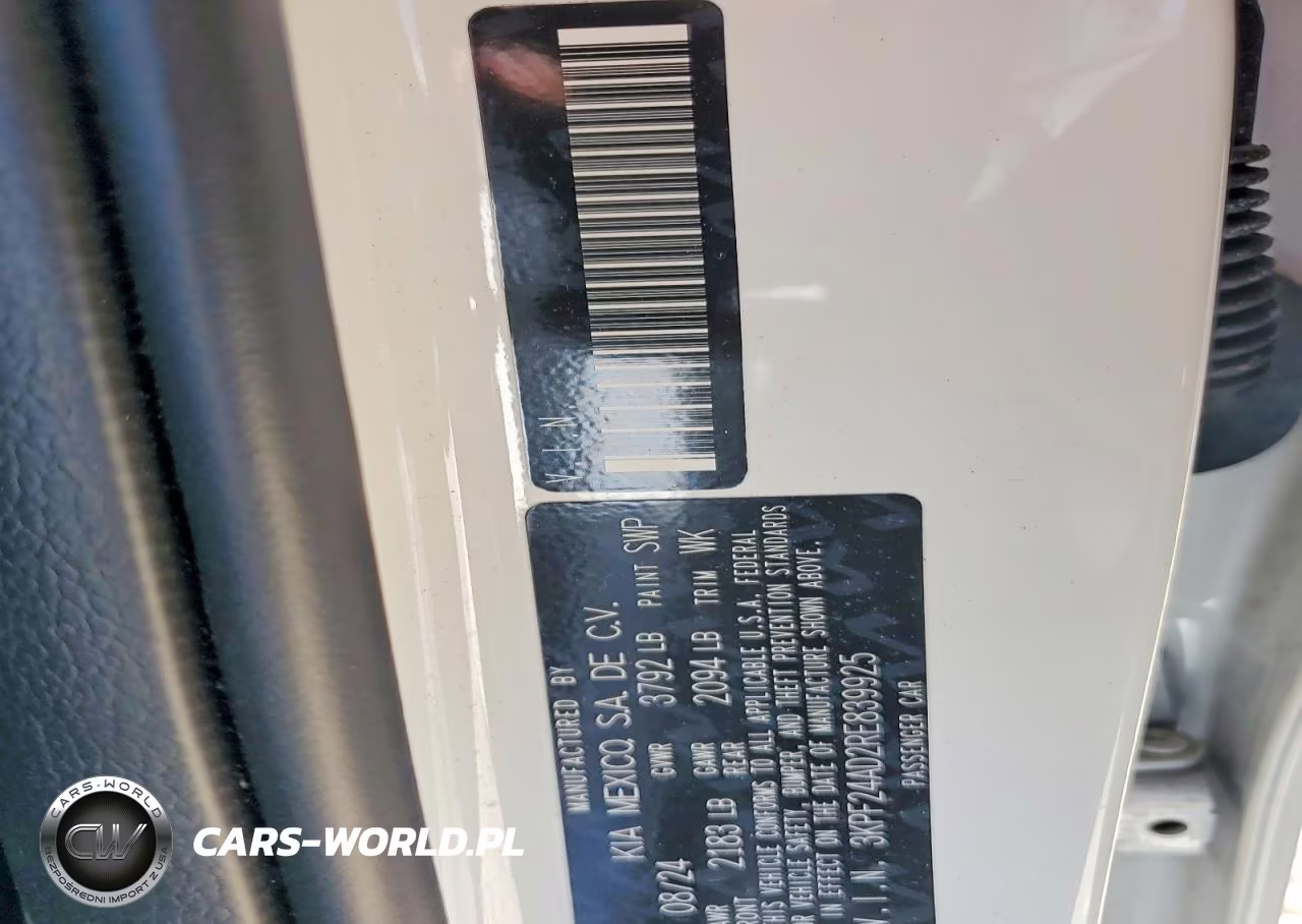 2024 Kia Forte Lxs VIN:3KPF24AD2RE839925 - 13
