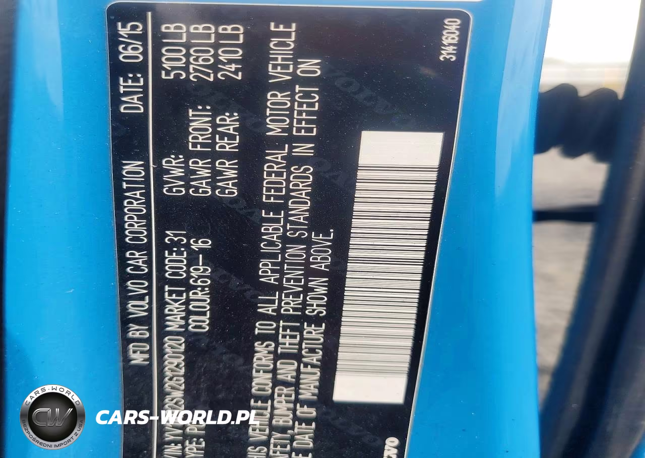 2016 Volvo V60 Polestar VIN:YV1A92SW2G1290120 - 12