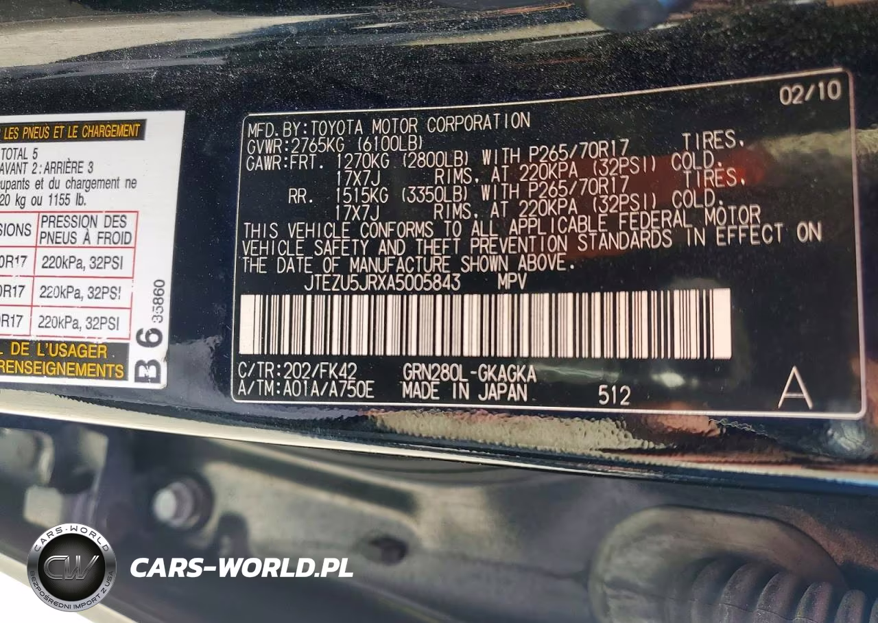 2010 Toyota 4Runner Sr5 VIN:JTEZU5JRXA5005843 - 14