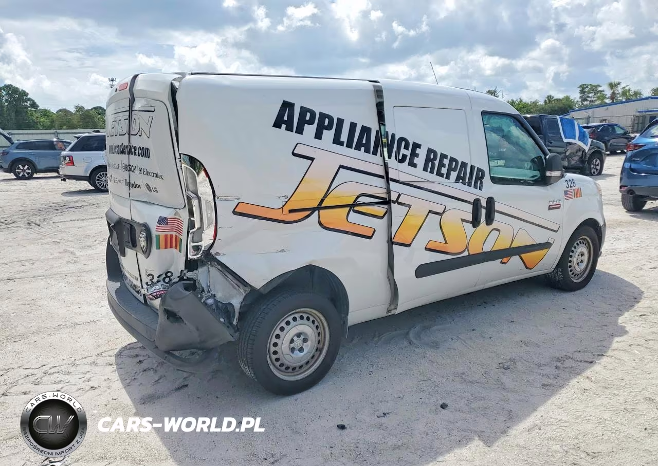 2017 Ram Promaster City St Delivery Van VIN:ZFBERFAB9H6D31222 - 3