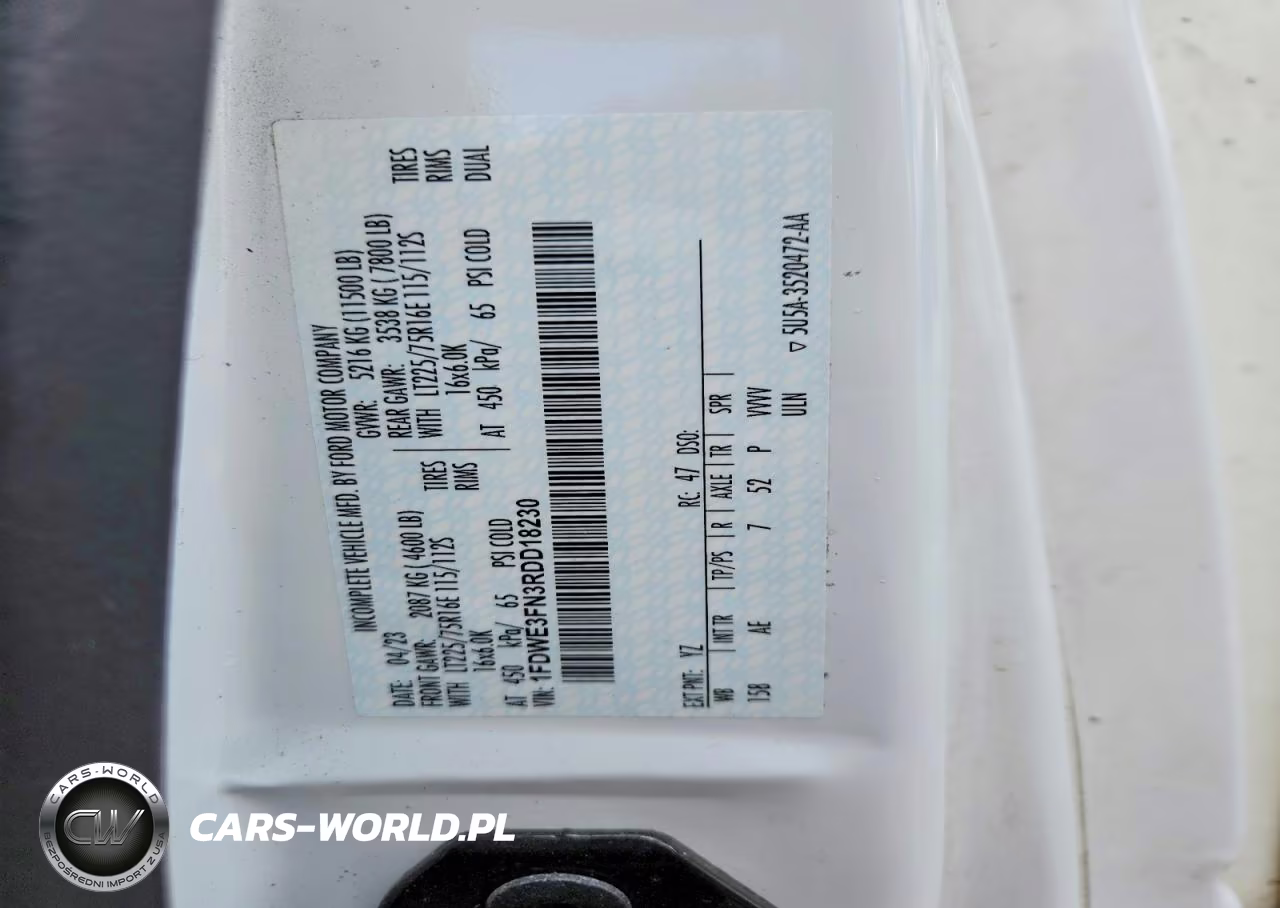 2024 Ford E350 Box Truck VIN:1FDWE3FN3RDD18230 - 13