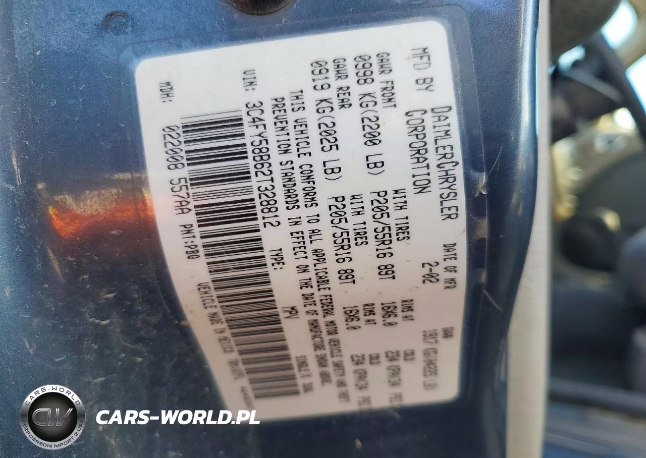 2002 Chrysler Pt Cruiser Touring VIN:3C4FY58B62T328812 - 12