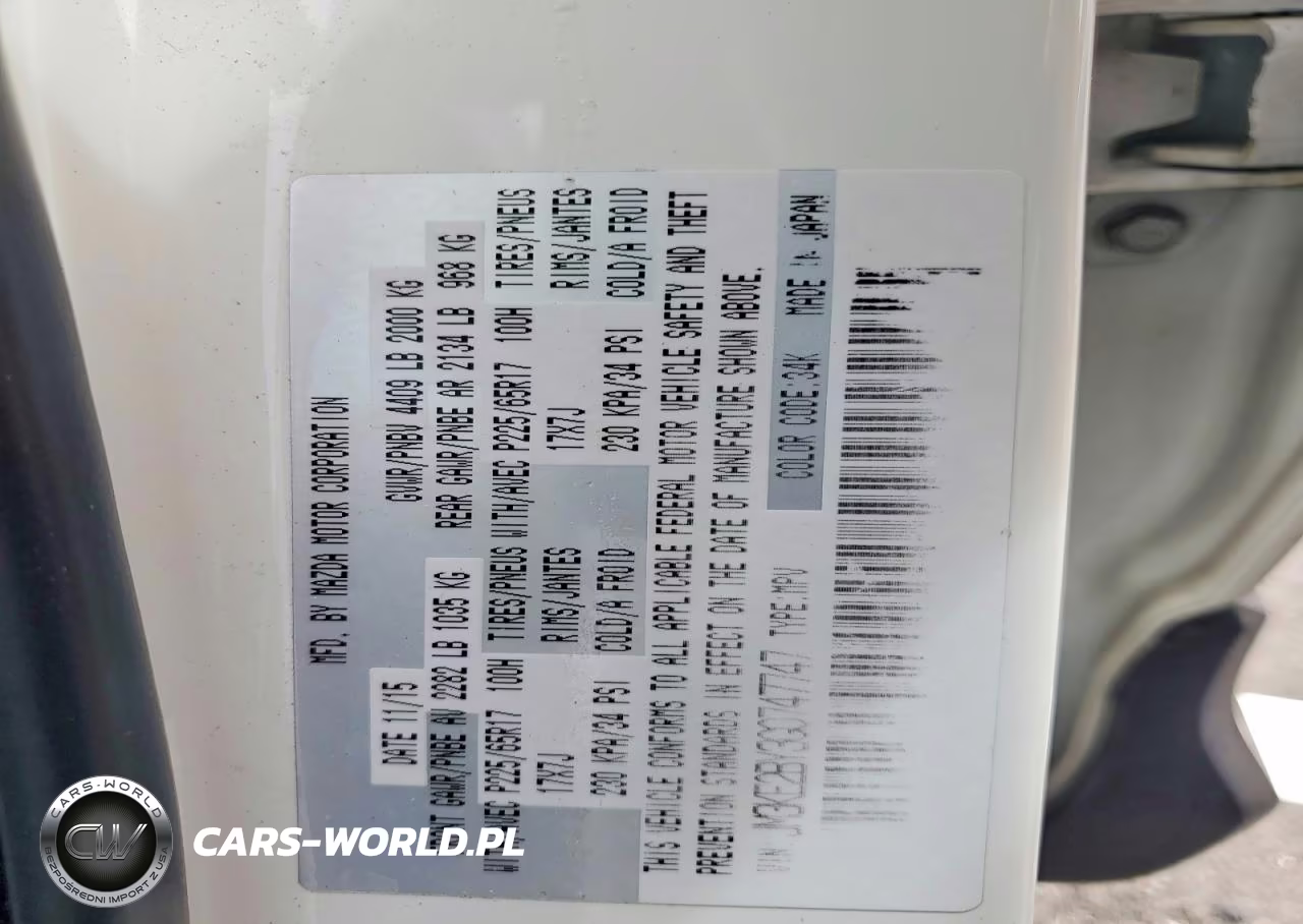 2016 Mazda Cx-5 Sport VIN:JM3KE2BY3G0747747 - 13