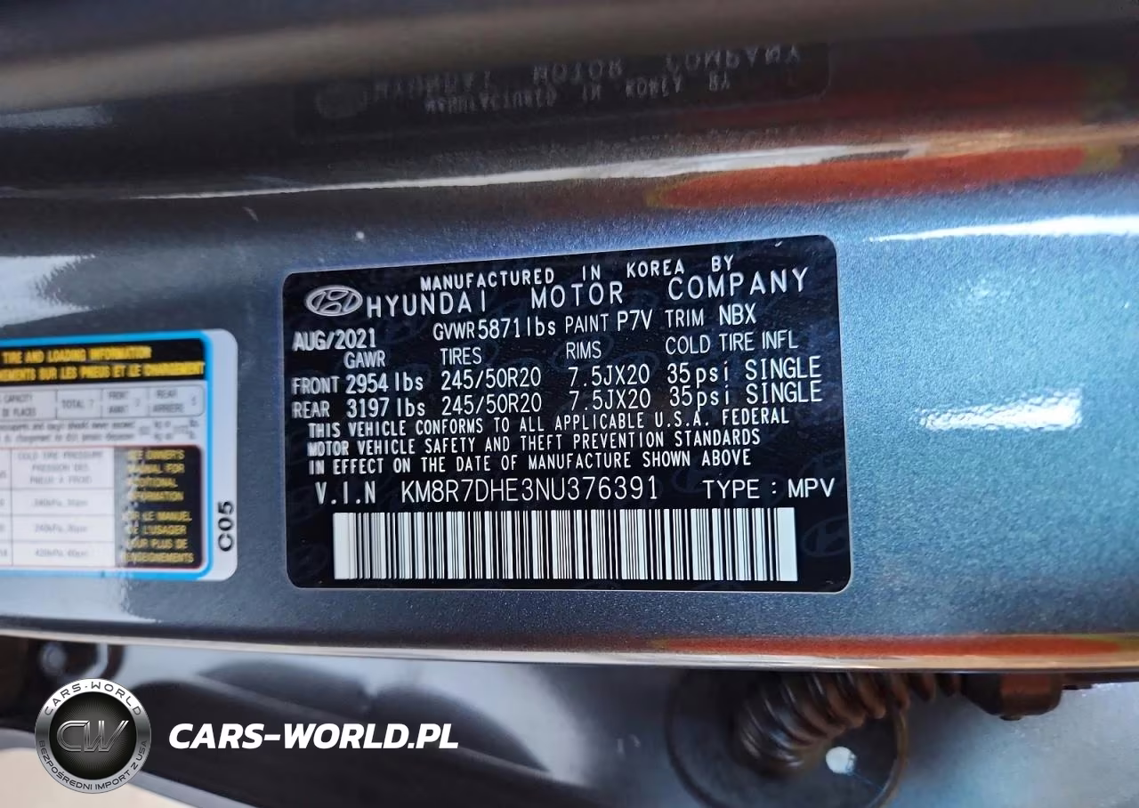 2022 Hyundai Palisade Calligraphy VIN:KM8R7DHE3NU376391 - 14