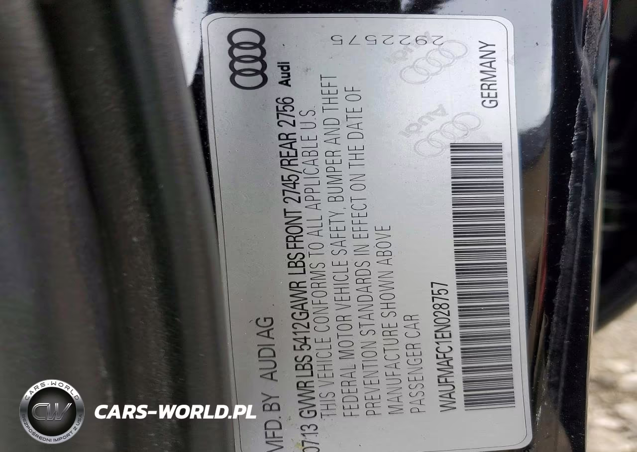 2014 Audi A6 Premium Plus VIN:WAUFMAFC1EN028757 - 12