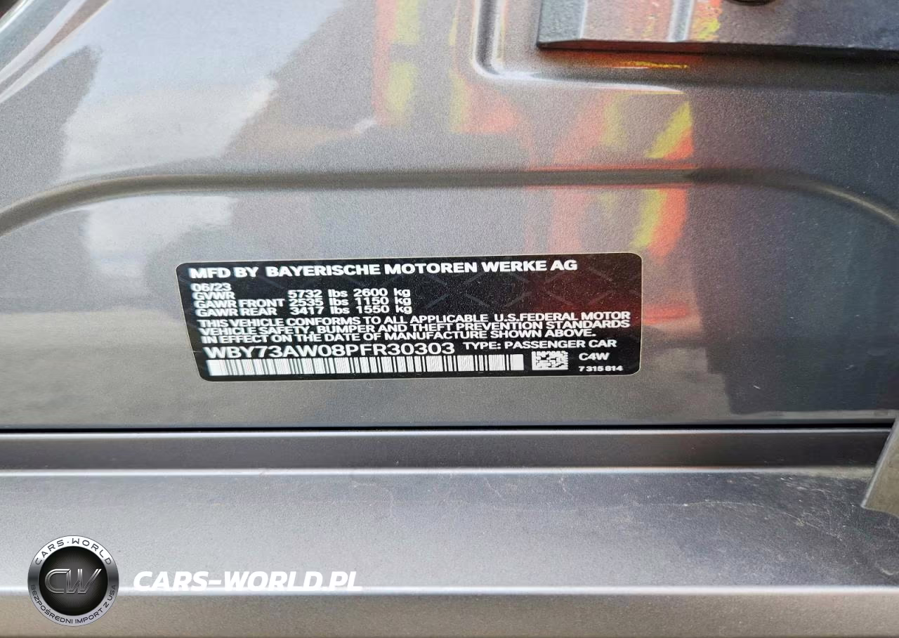 2023 BMW I4 Edrive 40 VIN:WBY73AW08PFR30303 - 12