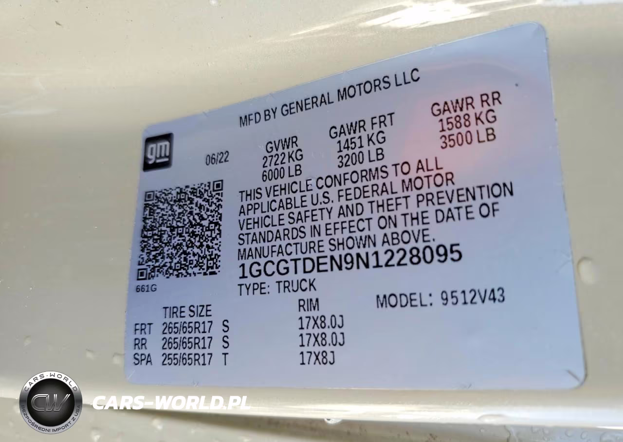 2022 Chevrolet Colorado Z71 VIN:1GCGTDEN9N1228095 - 13