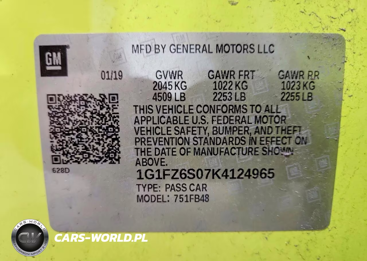 2019 Chevrolet Bolt Ev Premier VIN:1G1FZ6S07K4124965 - 12