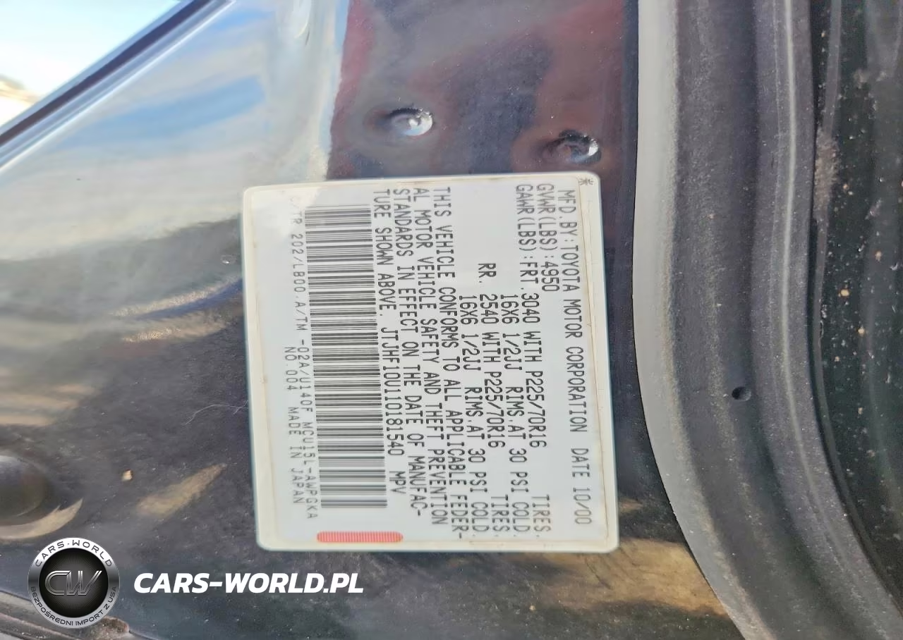 2001 Lexus Rx 300 VIN:JTJHF10U110181540 - 14