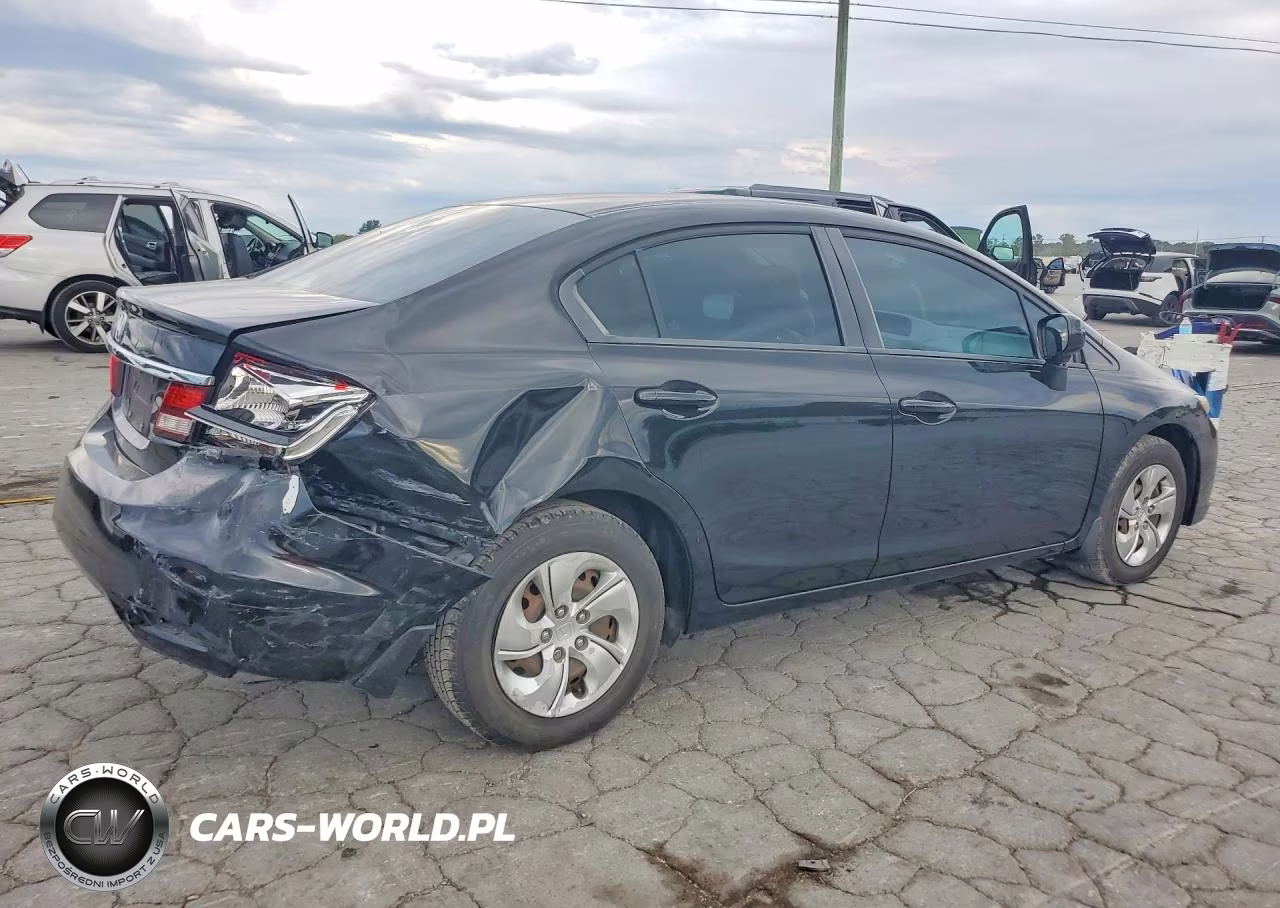 2014 Honda Civic Lx VIN:19XFB2F55EE038454 - 3