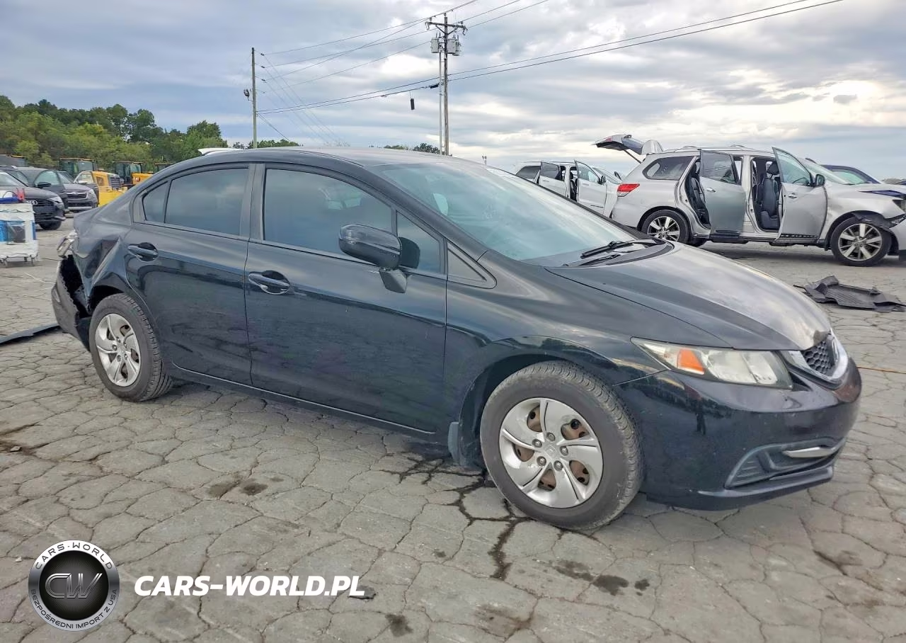 2014 Honda Civic Lx VIN:19XFB2F55EE038454 - 4
