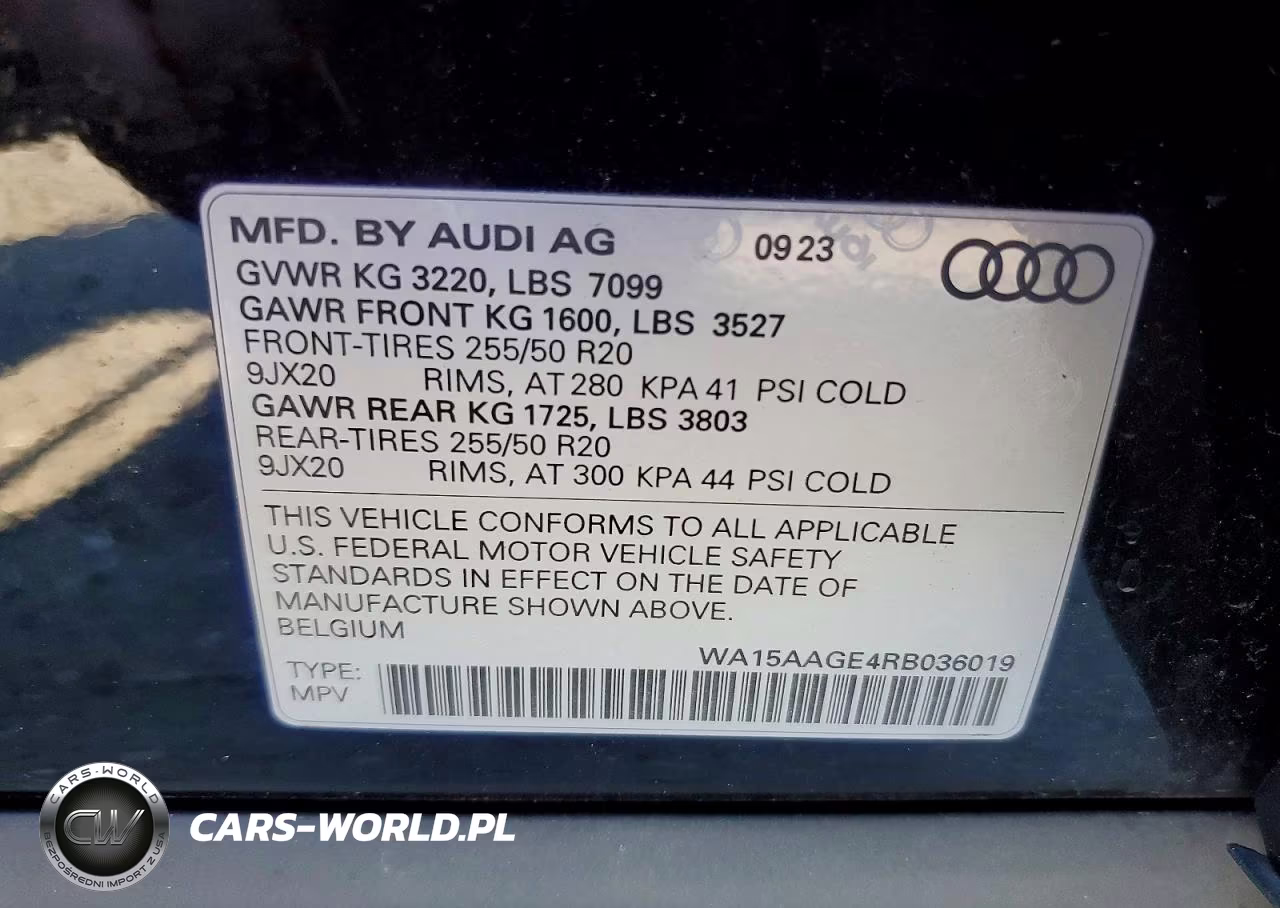 2024 Audi Q8 E-Tron Premium Plus VIN:WA15AAGE4RB036019 - 13