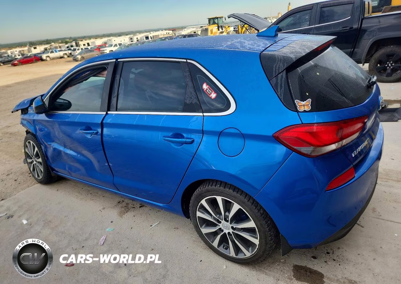 2018 Hyundai Elantra Gt Base VIN:KMHH35LE6JU021309 - 2