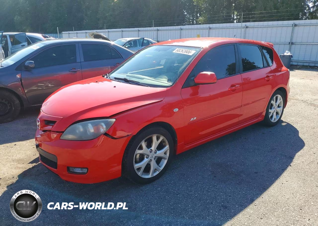 2008 Mazda 3 Hatchback VIN:JM1BK343281868368 - 1
