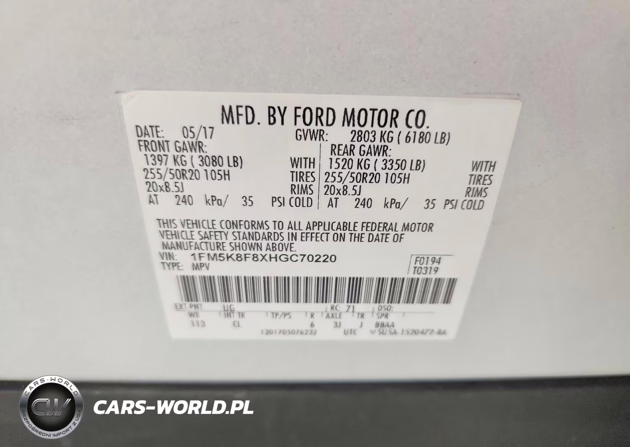 2017 Ford Explorer Limited VIN:1FM5K8F8XHGC70220 - 14
