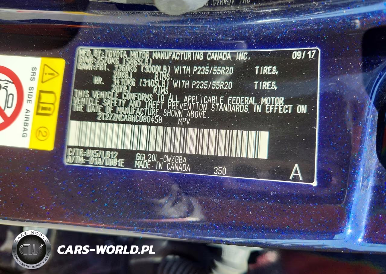2017 Lexus Rx 350 Base VIN:2T2ZZMCA8HC080458 - 13